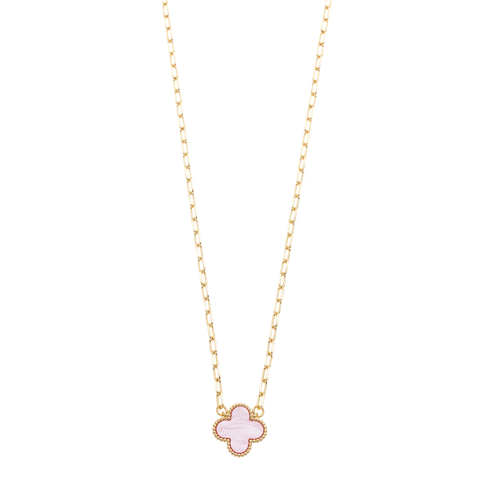 pink-clover-necklace-uk Pink Clover Necklace UK