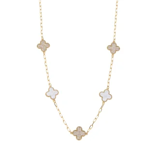 White Clover Necklace UK