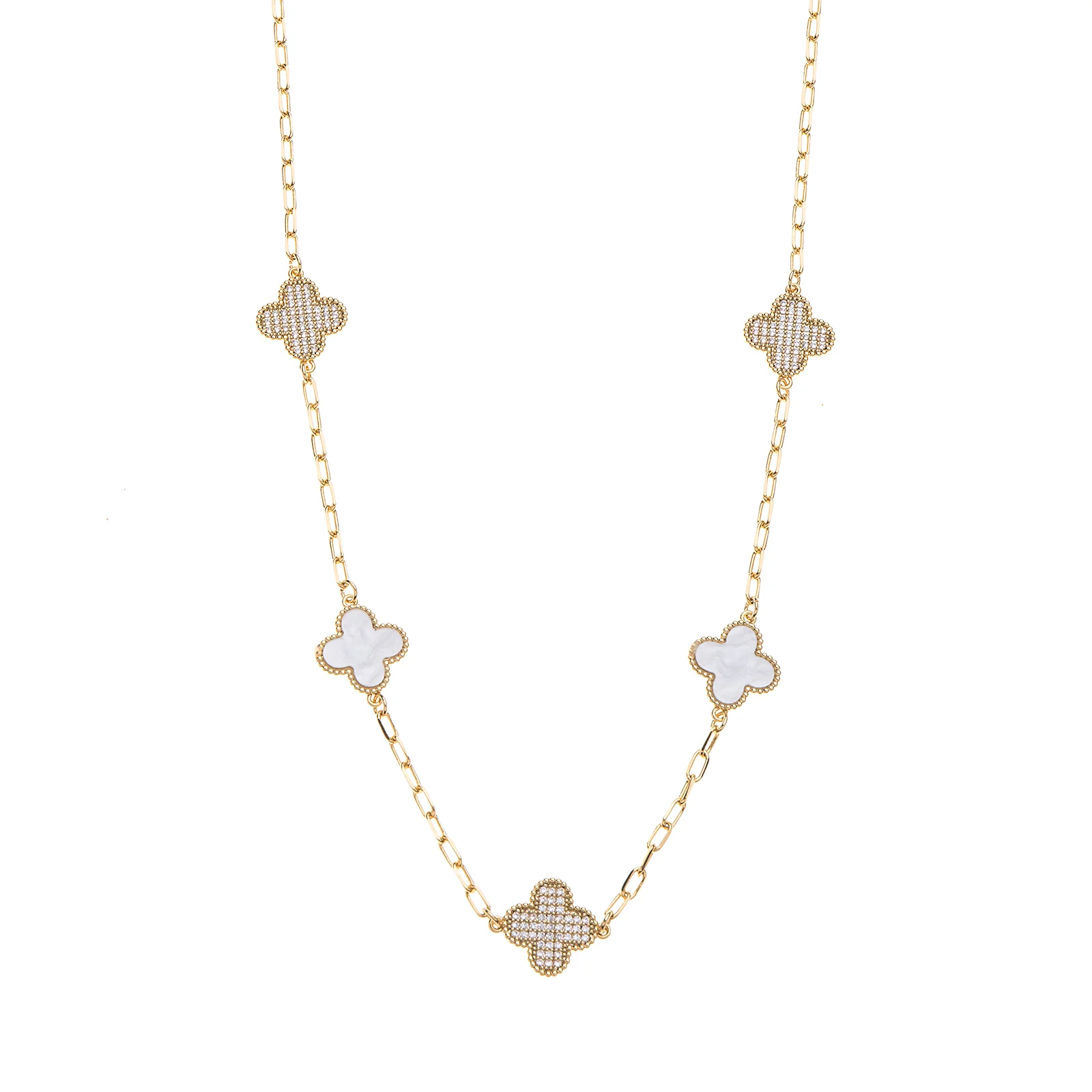 white clover necklace uk White Clover Necklace UK