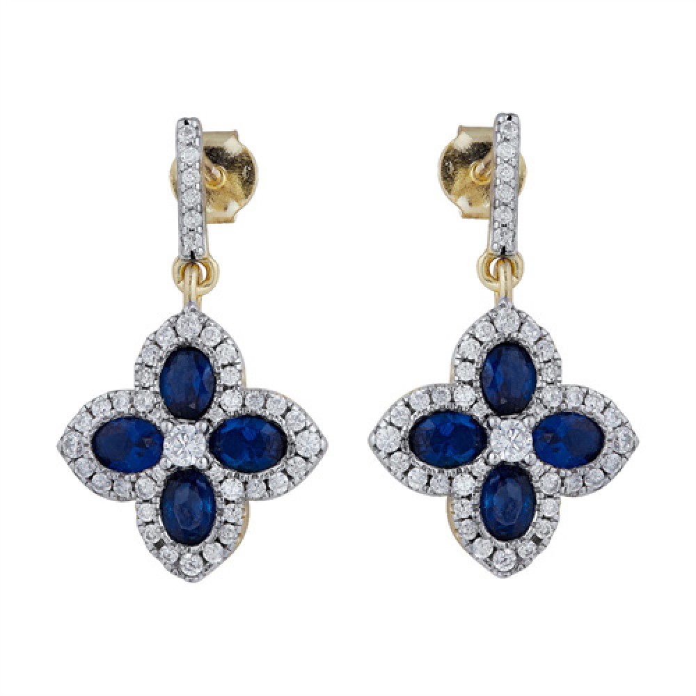 Clover Drop Earrings