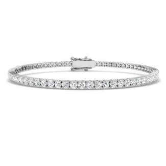Lab Grown Diamond Tennis Bracelet