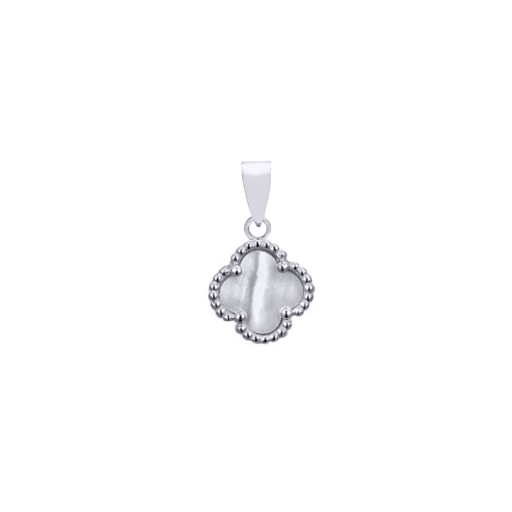 Mother Of Pearl Clover Pendant