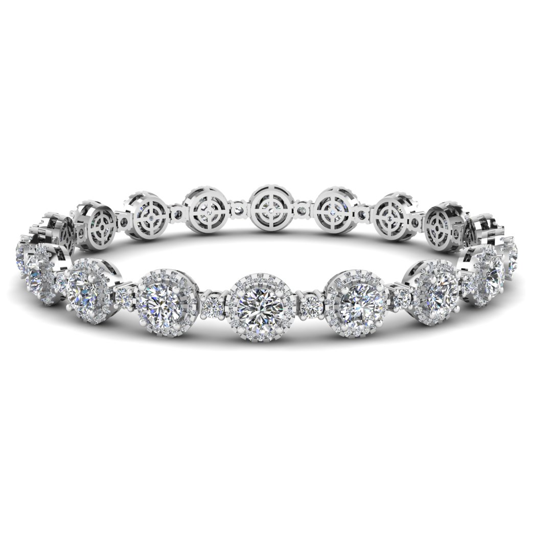 White Gold Diamond Bracelet