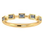 Gold Baguette Diamond Ring