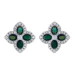 4 Leaf Clover Earrings Studs