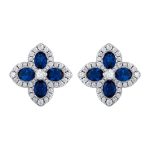 Four Leaf Clover Stud Earrings