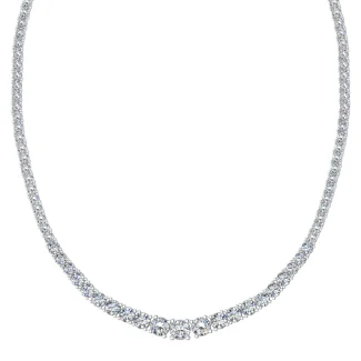 Lab Grown Diamond Tennis Necklace