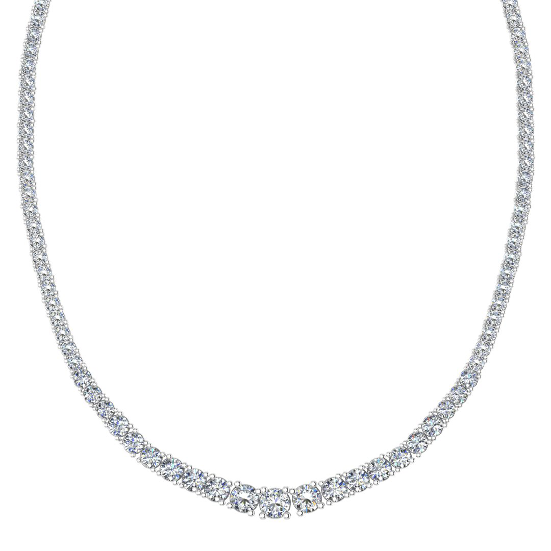 Lab Grown Diamond Tennis Necklace