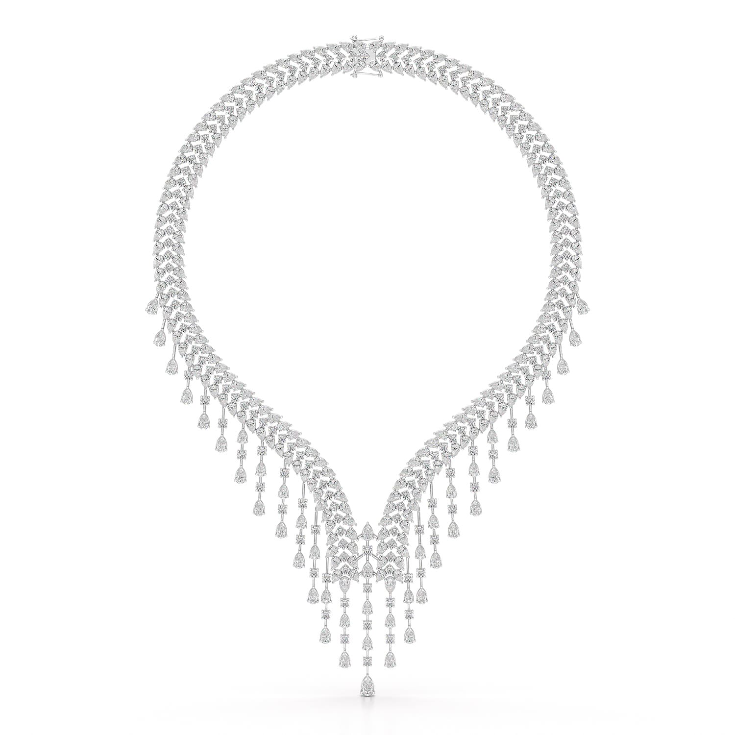 White Gold Diamond Necklace