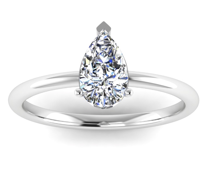 pear-shaped-lab-grown-diamond-ring Pear Shaped Lab Grown Diamond Ring