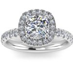 3 Carat Cushion Cut Diamond Ring
