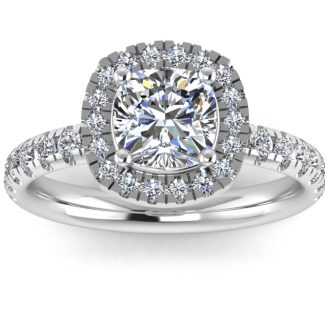 3 Carat Cushion Cut Diamond Ring