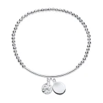 Beaded Silver Bracelet
