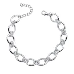 Chunky Silver Link Bracelet