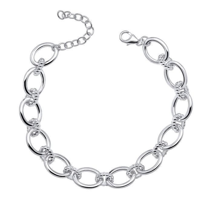chunky-silver-link-bracelet Chunky Silver Link Bracelet