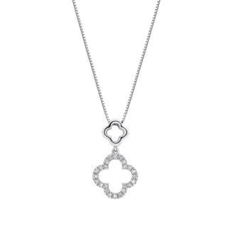 Diamond Clover Necklace
