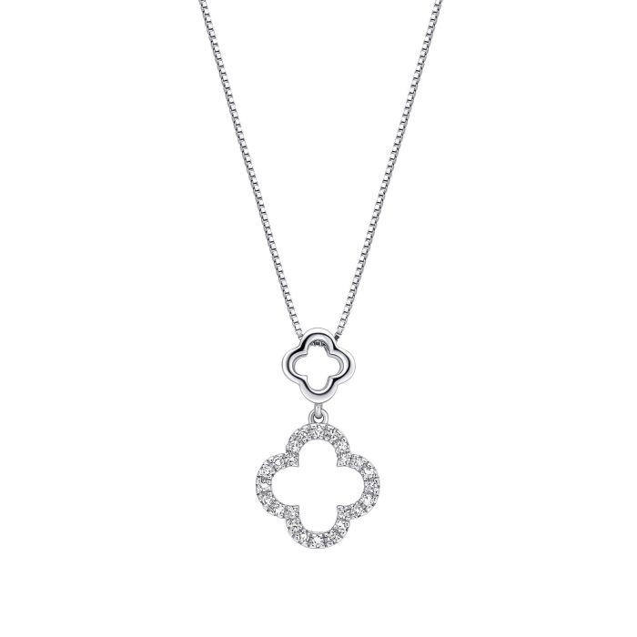 Diamond Clover Necklace