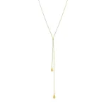 Gold Lariat Necklace