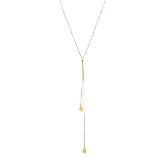Gold Lariat Necklace