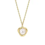Gold Pearl Necklace