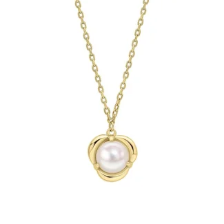 Gold Pearl Necklace