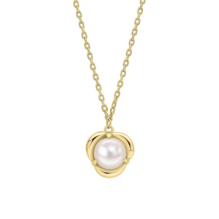 Gold Pearl Necklace
