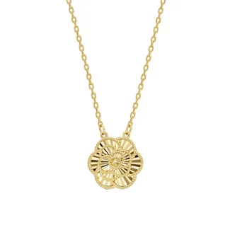 Gold Rose Necklace
