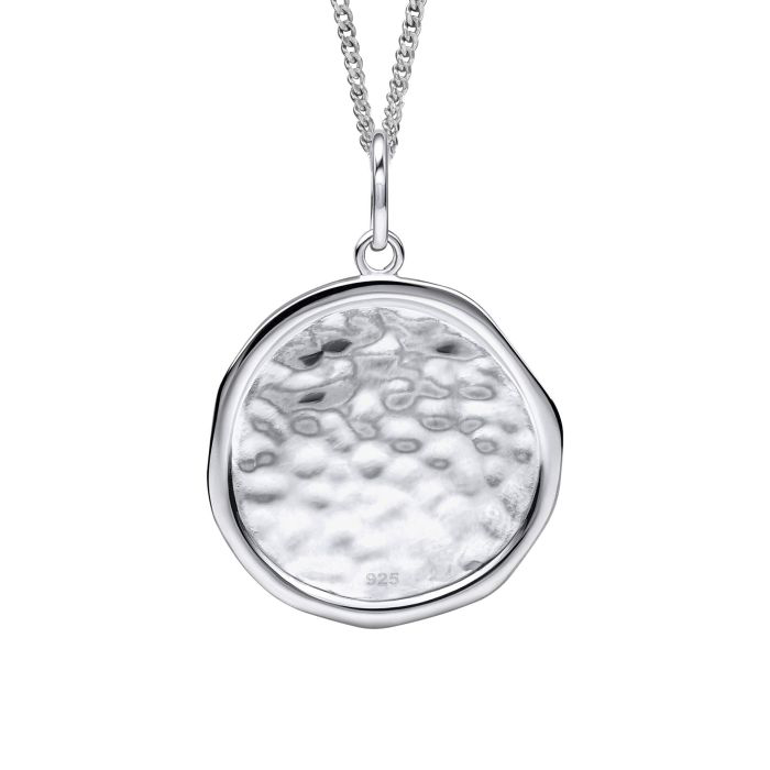 hammered-silver-necklace Hammered Silver Necklace