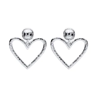 Heart Drop Earrings
