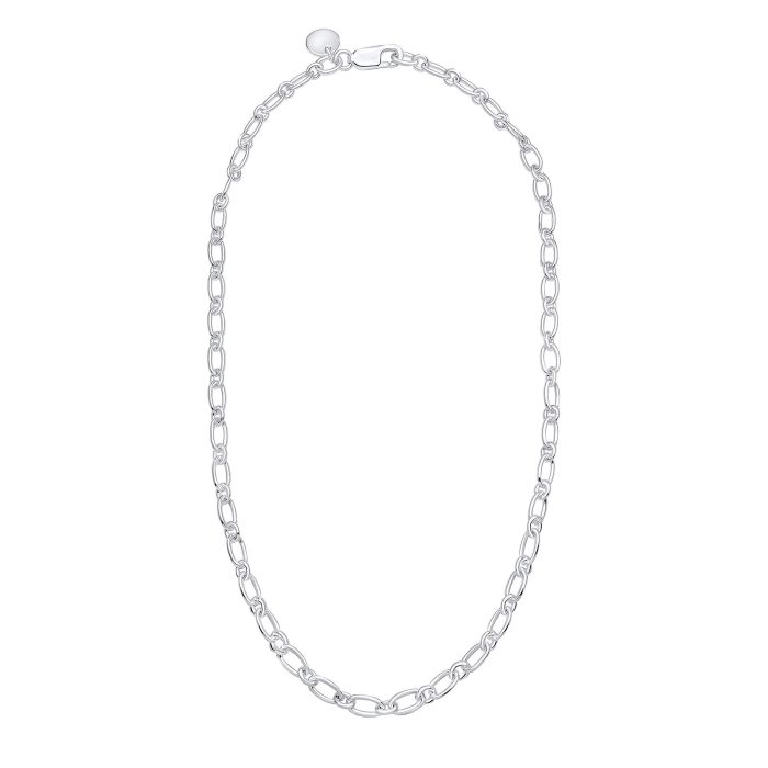Long Link Silver Chain