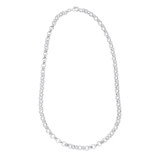 Mens Silver Belcher Chain