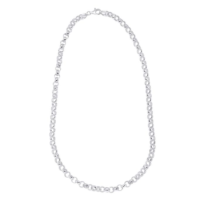 Mens Silver Belcher Chain
