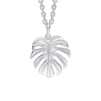 Monstera Leaf Necklace