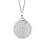 Silver Circle Pendant Necklace