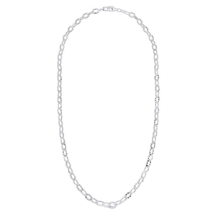 Silver Anchor Chain Necklace