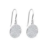 Silver Disc Earrings