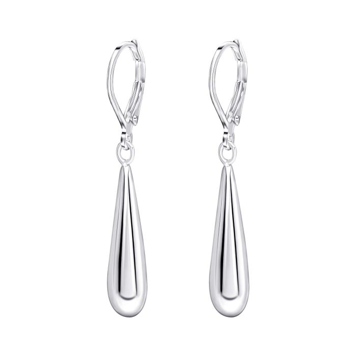 Silver Drop Earrings