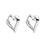 Silver Heart Earrings