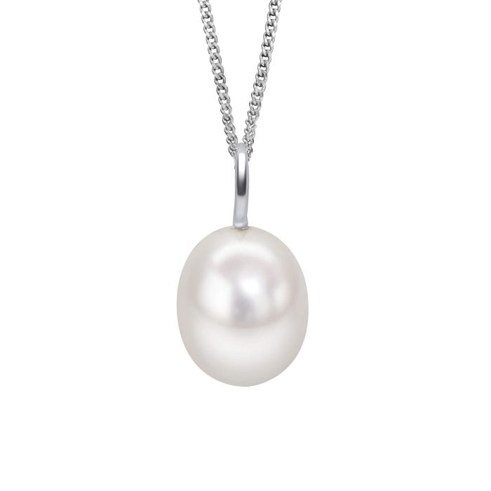 Silver Pearl Necklace