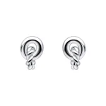 Silver Rope Earrings