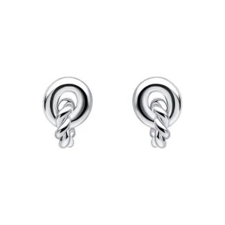 Silver Rope Earrings