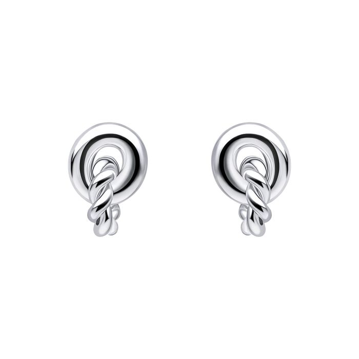 Silver Rope Earrings