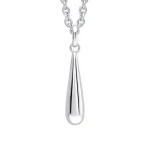 Silver Teardrop Necklace