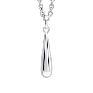 Silver Teardrop Necklace