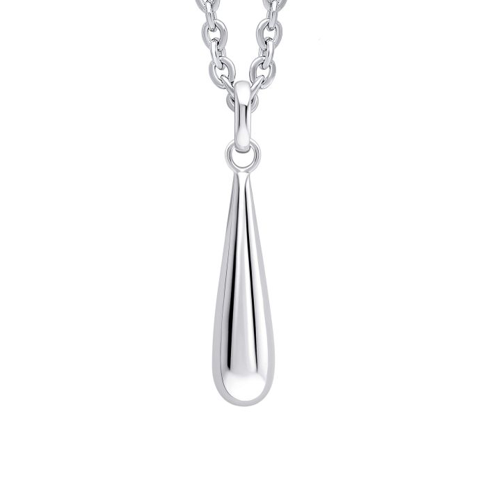 Silver Teardrop Necklace