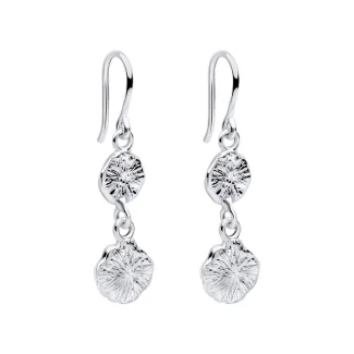 Textured Drop Earrings