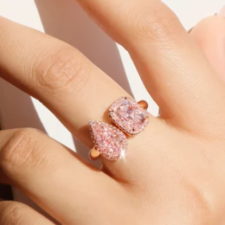 Coloured Diamond Rings