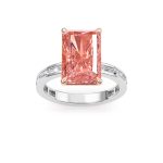Lab Grown Pink Diamond Engagement Ring