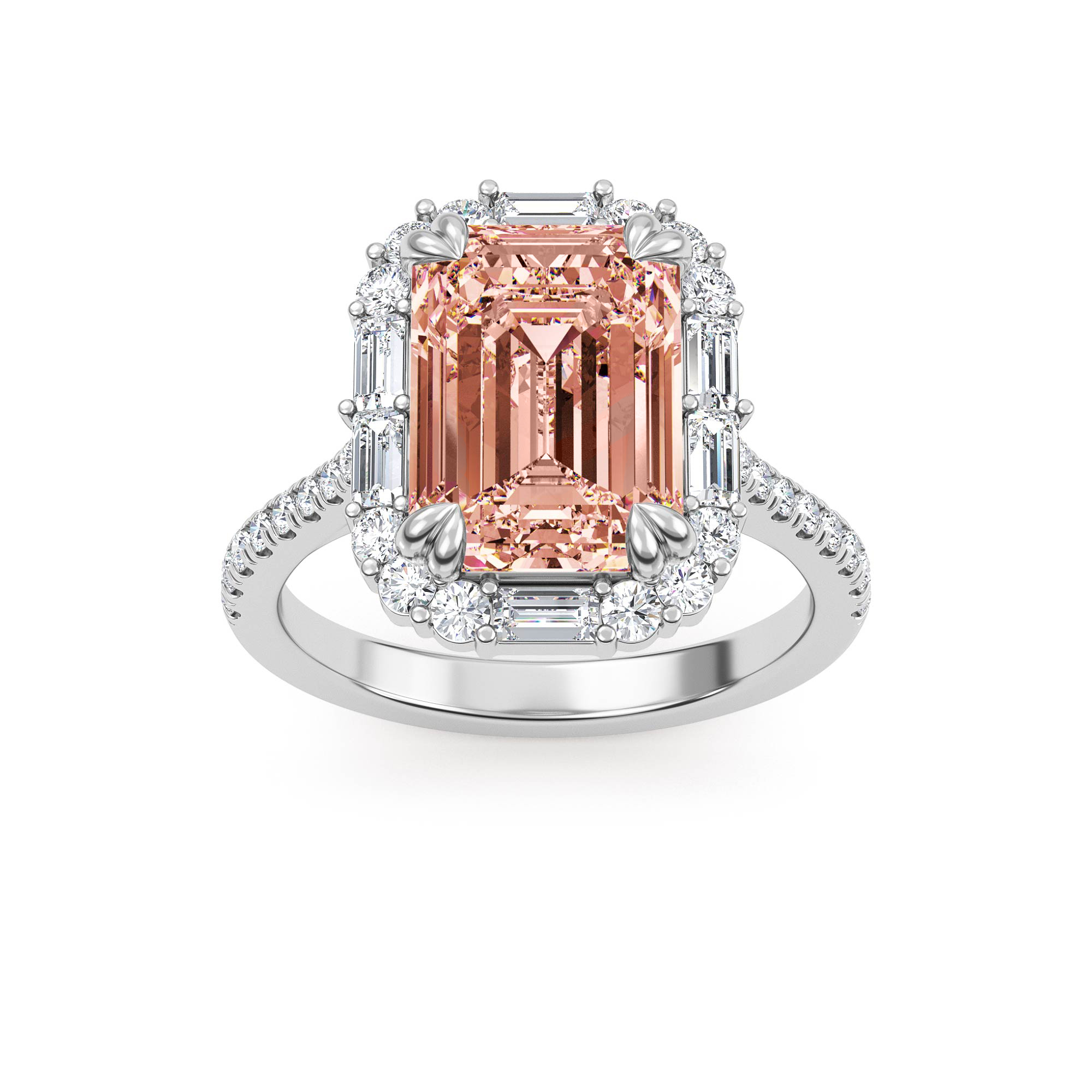 Pink Diamond Engagement Ring