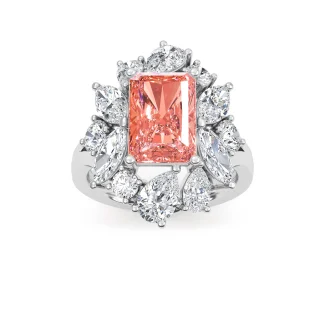 Pink Engagement Rings
